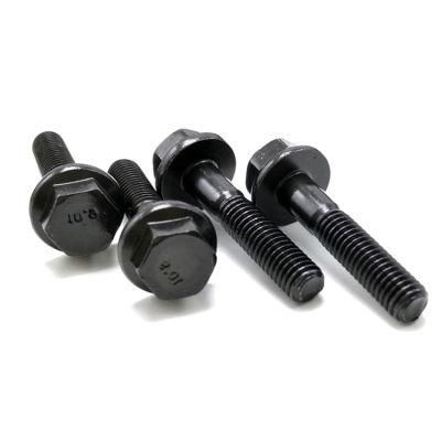 DIN 6921 Class 8.8 Black Hex Socket Hexagon High Strength Bolt Flange Hex Head Bolts