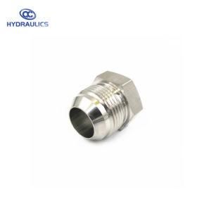 Stainless Steel 2408 Series Male Jic Seal Plug Hydraulic Adapter