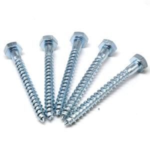 M8X40/50/60/70/80/90/100/120 Hex Head DIN571 Wood Screw Wholesale