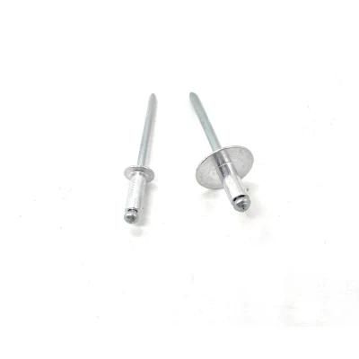 Factory Wholesale Aluminium Blind Pop Rivets Colored and Sliver Open Type Domed Head Aluminium Rivets