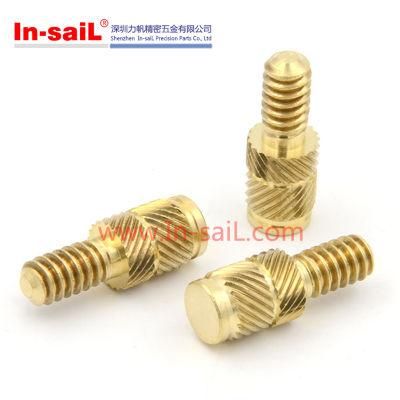 2016 Wholesale China Supplier Brass Knurled Insert Studs Manufacturer