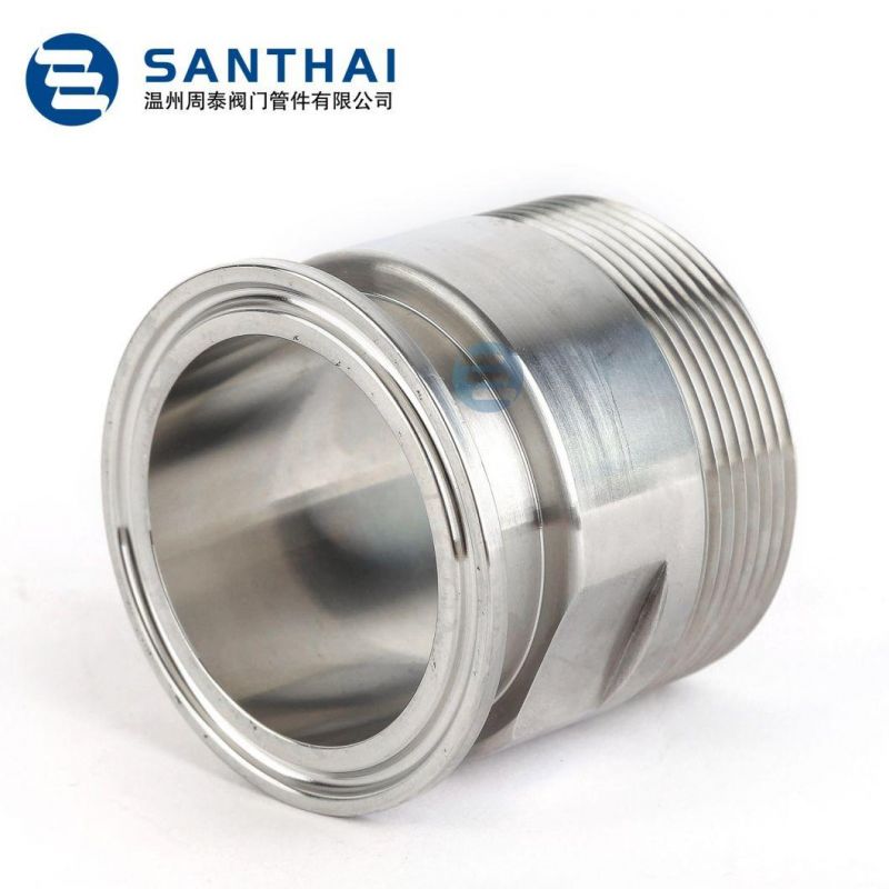 SS304 SS316L Sanitary Stainless Steel Nut Male Female Coupling Non-Standard Nut Customized Screw NPT Bsp SMS DIN