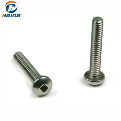Stainless Steel Square Drive Pan Head Screw (M6-M20)