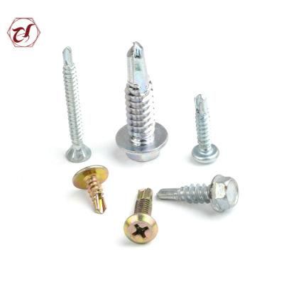 Galvanized EPDM with Hex Flange Head Self Drilling Screw