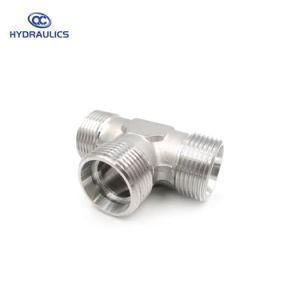 Union Tee Metric DIN 2353 Tube Adapter