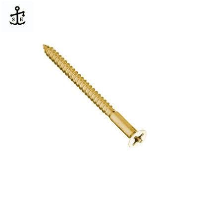 Wood Torx Long DIN 7997 Brass Carbon Steel Brass Screw Made in China