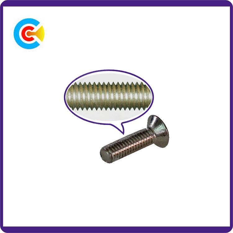 DIN/ANSI/BS/JIS Carbon-Steel/Stainless-Steel Cross Countersunk Hand-Twist Non-Slip Screw for Electronic/Machinery/Industry