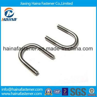DIN3570 SS304 Ss316 8.8 B7 B7m Grade U Bolt