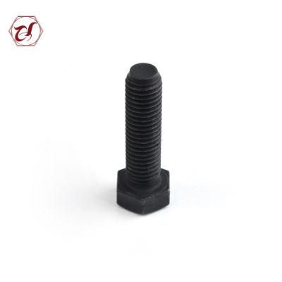 Black DIN933 Yellow Zinc Plated Full Thread Hex Bolt/High Strength Bolt