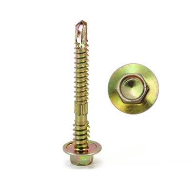 Carbon Steel Flat Self Drilling Hexagonal Washer Head Self-Drilling Screw