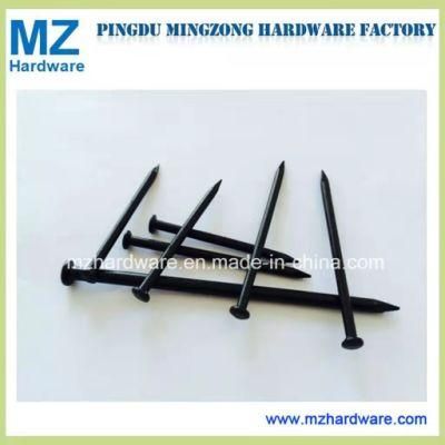 Black Steel Nail Concrete Nail with Boilling Black Directly Factory