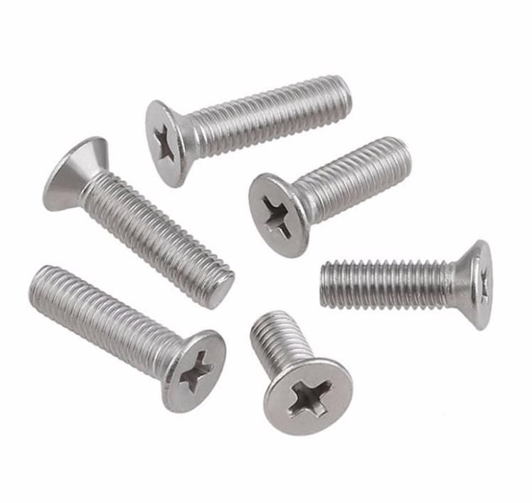 GB819 Stainless Steel Cross Recessed Countersunk Head Micro Machine Electric Screw