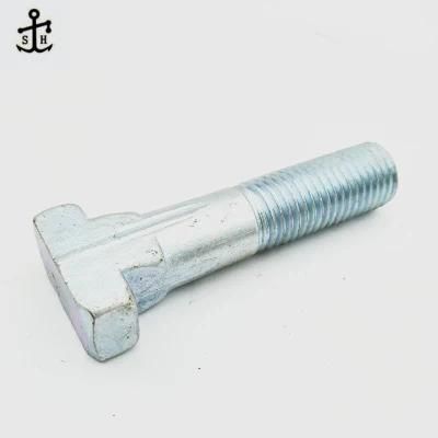 HDG T Slot Bolts, M12 Galvanized Tee Bolt for Scaffolding Coupler