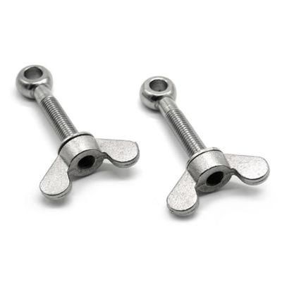 Stainless Steel Eye Bolt with Wing Nut DIN580 Eye Bolt