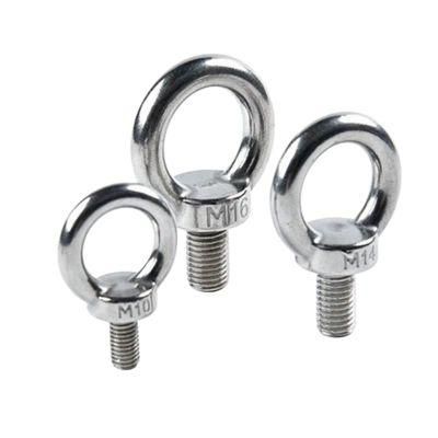 Rigging DIN580 Stainless Steel Drop Forged Galvanized Lifting Eye Bolt with Metric Thread