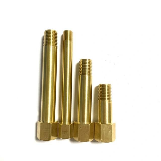Brass Quick Hose Long Hex Male Nipple Fitting for Misumi Mold Parts