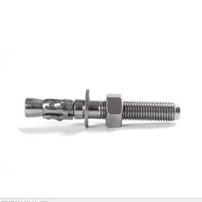 Wedge Anchor, Expansion Anchor Bolt, Concrete Anchor, Anchor Bolt with Nut and Washer, Stainless Steel. 304