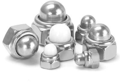 304 316 Stainless Steel Zinc Black M3 M4 M5 DIN1587 Hex Crown Dome Acorn Nut