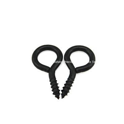 Flat/Wafer Head Black Oxide/Galvanizing Wall Hook Screw Eye Screw