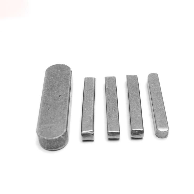 DIN6885A Stainless Steel Parallel Keys DIN 6885 Shaft Keys Round Ended Key