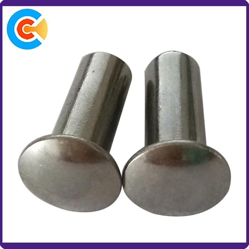 Customized Carbon Steel Mushroom Head Hollow Tubular Rivets Blind Rivet