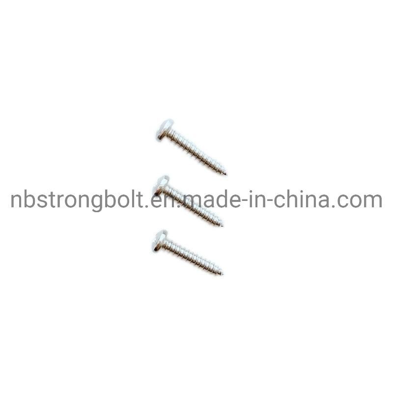 SS304 DIN7981 Pan Head Tapping Screw with Cross Recessed
