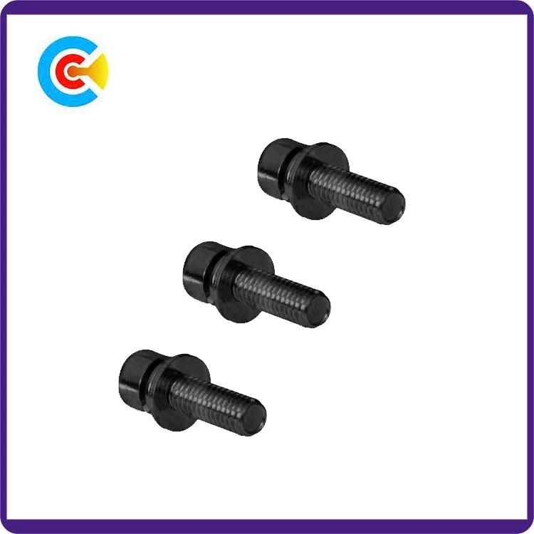 Custom Stainless Steel/4.8/8.8/10.9 Fastener Hexagon Cheese Head Screw with Washer