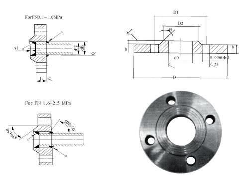 304L 316 316L 31803 32750 Stainless Steel Flange Socket Weld Slip on/Weld Neck/Plate Flange/Blind Flange