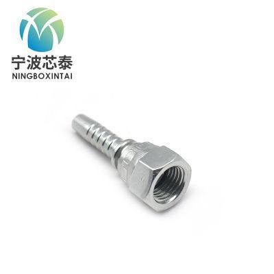 OEM CNC Machinery Thread Swaged Hydraulic Hose Crimping Fitting- 20211 Metric Female Flat Seal with High Quality