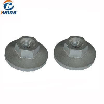 High Quality /Hot DIP Galvanized Hex Big Flange Nuts (YJT1040)