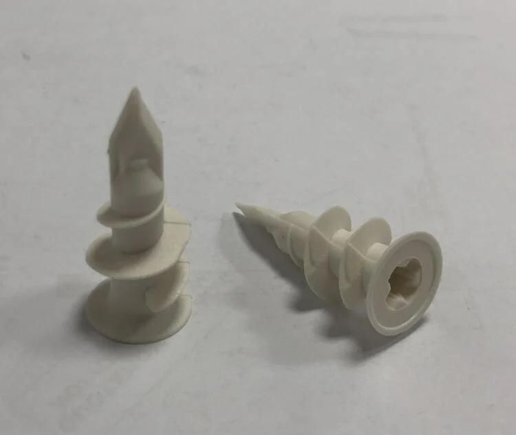 Plastic Drywall Anchor PA66 Easy Drive Wall Plasterboard Plug with Self Tapping Screws
