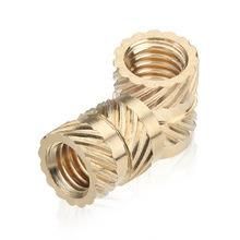 Insertion Knurled Round Nuts Thru Threaded Inserts Brass Insert Nut