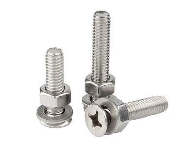 304 Stainless Steel Cross Countersunk Head Screw Nut Set Flat Head Combination Bolt M2m3m5