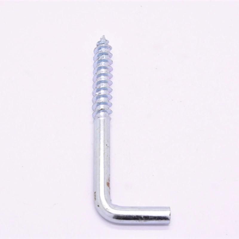 Carbon Steel Zinc Plated L Hook Screws Galvanized