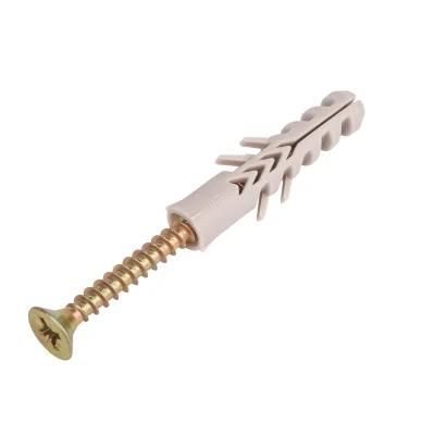 Plastic Nylon Wall Plug Anchor with Screw Drywall Anchor