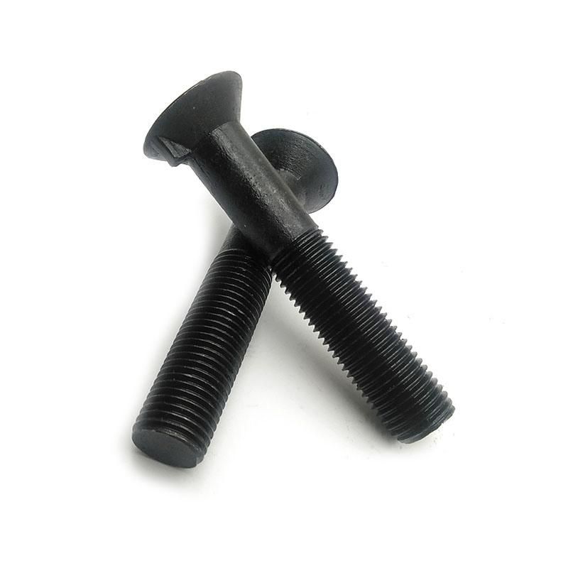 DIN604 Flat Countersunk Head Nib Bolts GB/T11 Conbon Steel Black Oxide Mortise Bolts Made in China