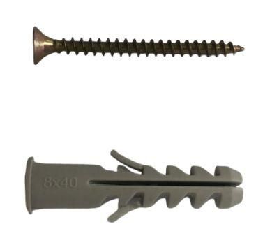 PE Material Sing Wing Anchor with Pozi Head Screw 8X40