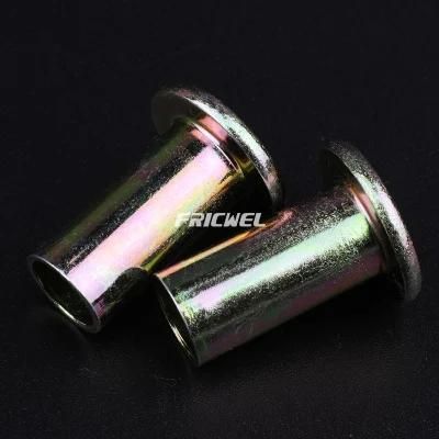 Fricwel Auto Parts Rivets Clutch Disc Rivet Flat Rivet Tubular Rivet Fully Hollow Yellow Zinc Plating Rivets