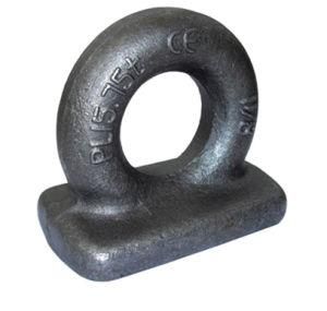 Forged Steel Weld on Deck Eye Plate with Rectangle Base