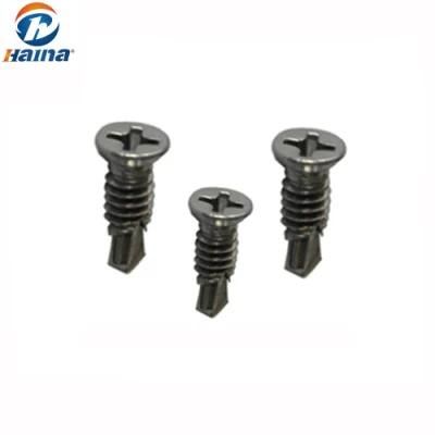 Countersunk High Quality Zinc Coated Self Drilling Screws Customized Acceptable