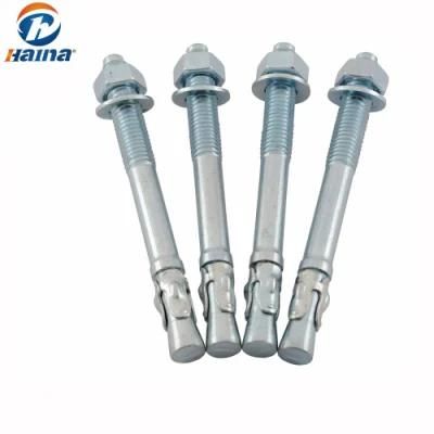 Made in China High Quality Zinc Plated Wedge Anchor, Through Anchor Bolt