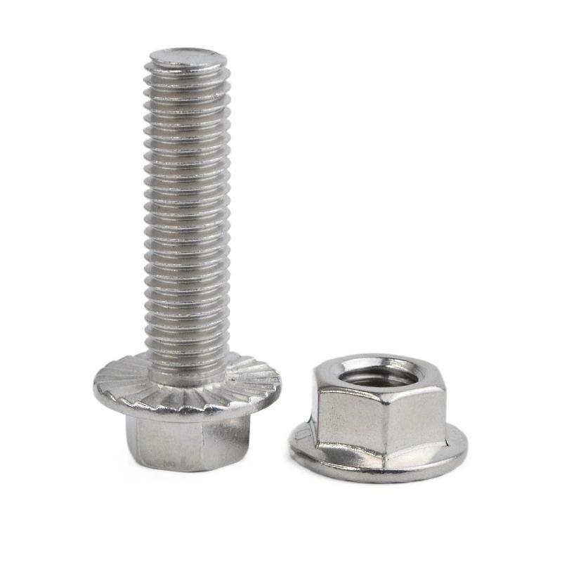 High Strength Bolt DIN6921 Carbon Steel Grade 8.8 10.9 12.9 Hex Head Flang Bolt
