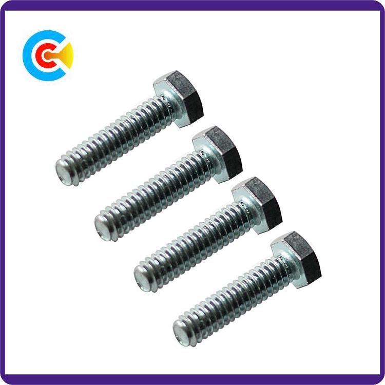 DIN/ANSI/BS/JIS Carbon-Steel/Stainless-Steel Hand Twist Flange Hexagonal Furniture/Kitchen/Cabinet Fixed Flange Screw