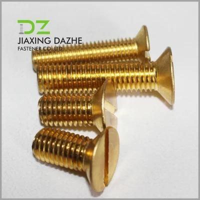 Brass Machine Screw Auto Parts Fastener