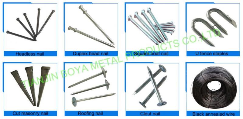 High Quality Roofing Nails Big Flat Head Clout Nails Steel Iron Nails From Factory