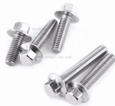 Hexagon Screw with Flange Bolt Stainless Steel