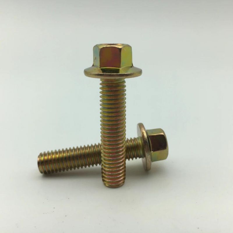 Head Screw with Flange Hex Bolt DIN6921