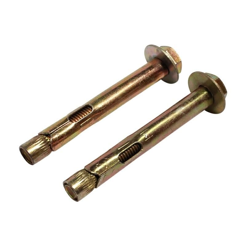 4.8/ 8.8/ 10.9/ 12.9 Grade Special OEM Metal Sleeve Anchor Carbon Steel Galvanized Hex Flange Nut Sleeve Anchor