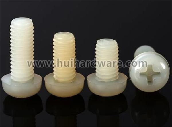 Nylon Round Pan Head Screw, Cross Nylon Pan Head Screw, Nylon Pan Head Screw