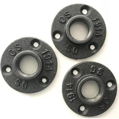 Precision Mating Loose Pipe Fitting 3 Hole Floor Flanges for DIY Light Fixture
